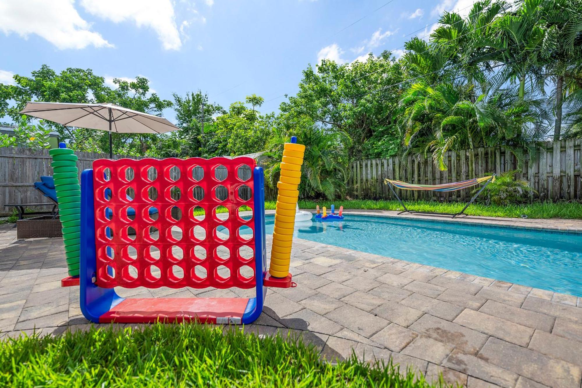 3Br Mini Oasis - Pool, Game Lounge And Near Beaches فورت لودرديل المظهر الخارجي الصورة